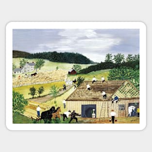 grandma moses Sticker